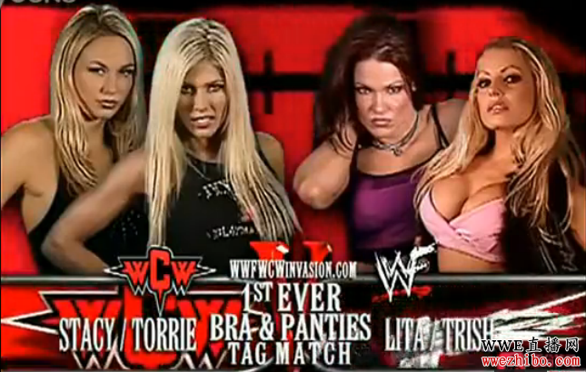 WWE2001年入侵者女子撕衣赛